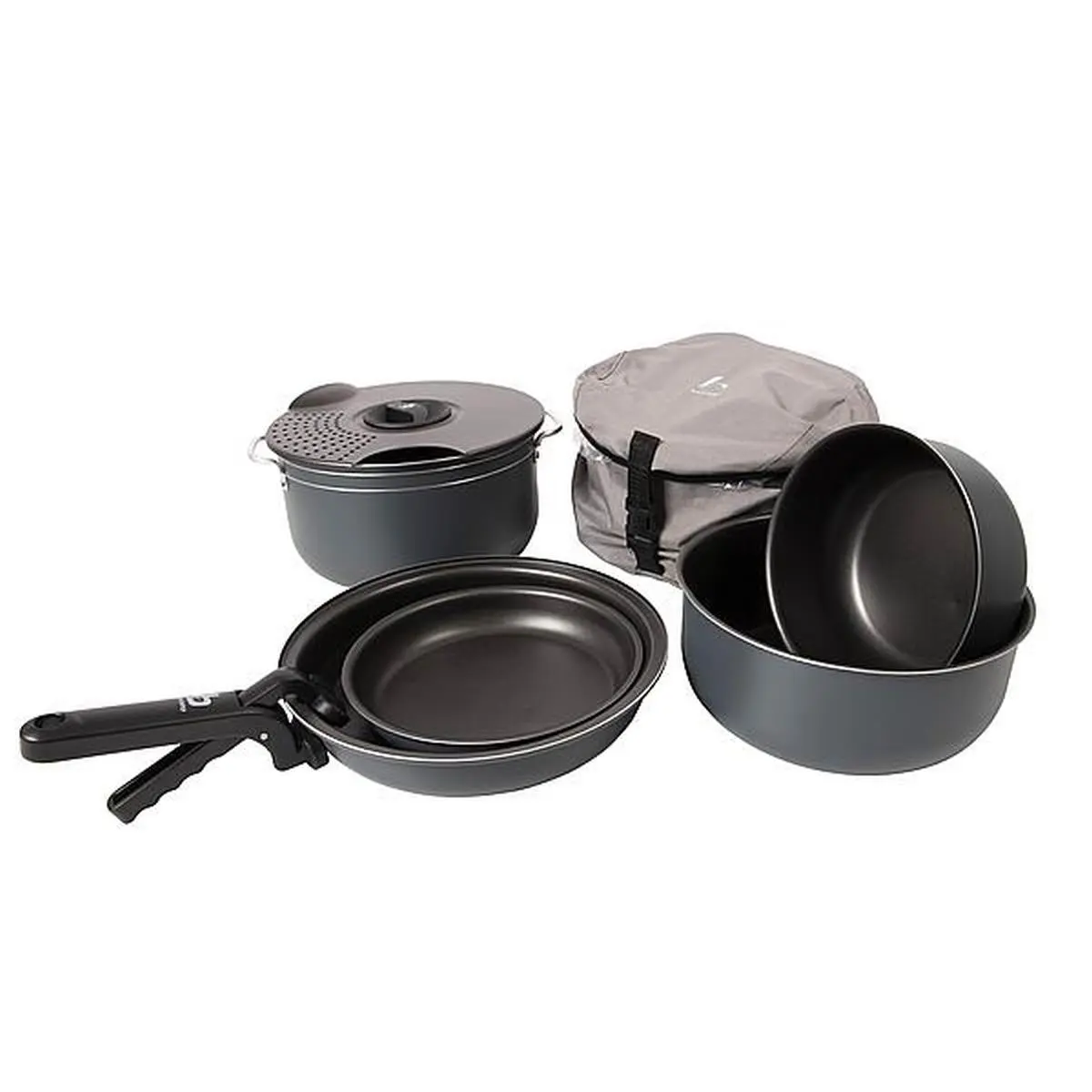 Bo Camp Pannenset Camping 7 Delig - Pannen - Kampeerservies - Kampeer Benodigdheden - Outdoor - Intersport Van Den Broek / Biggelaar