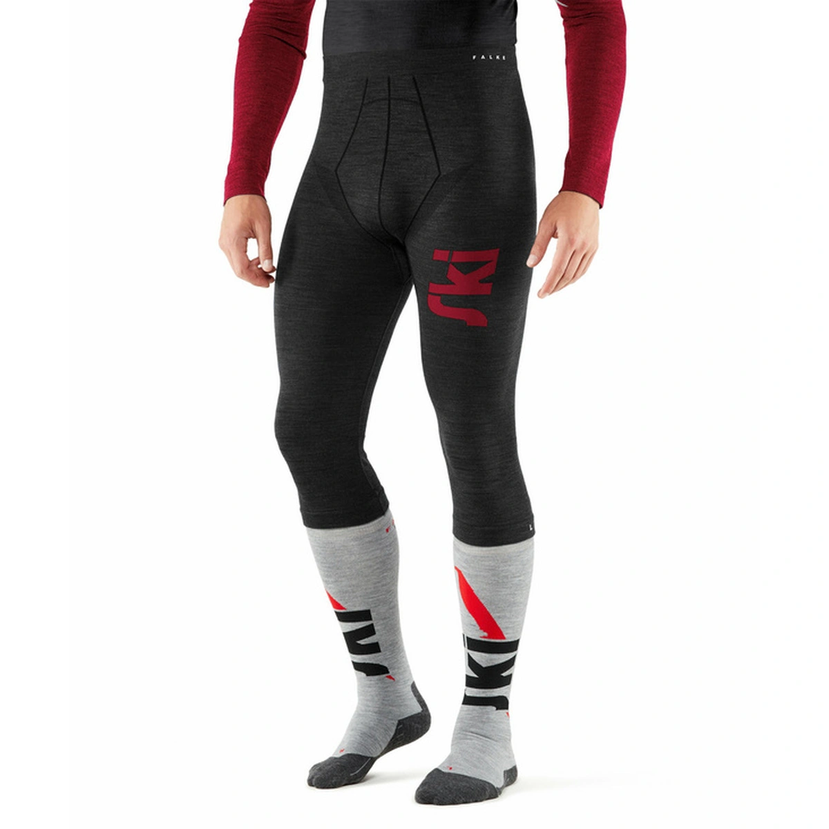 Falke 3/4 Tight Year - Thermokleding - Wintersportkleding - Wintersport Intersport Broek / Biggelaar