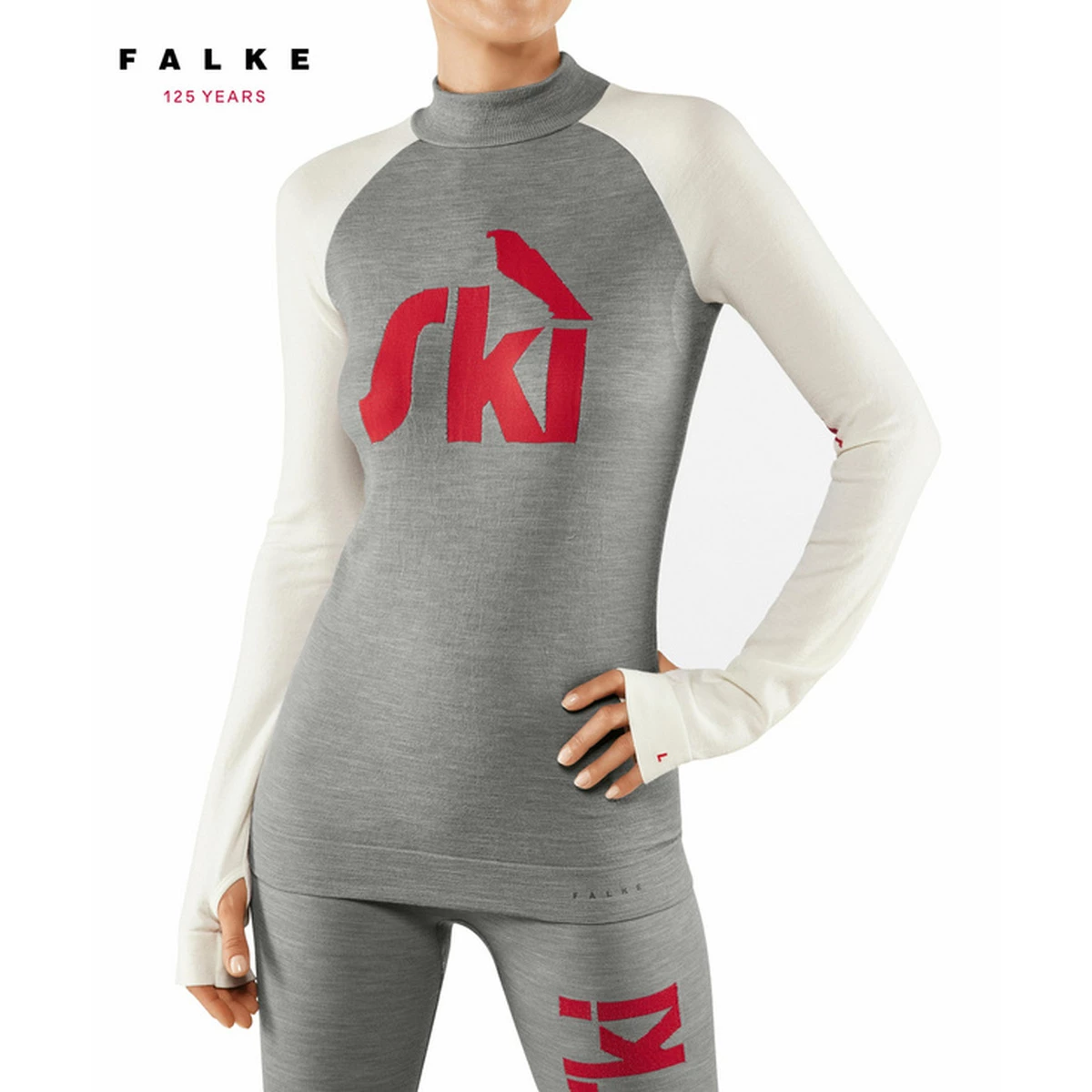 Falke Longsleeve Shirt 125 - Thermokleding - Wintersportkleding - Wintersport Intersport van den Broek Biggelaar