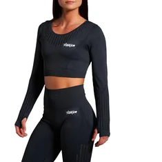 FORZA Long Sleeve Seamless Crop Top