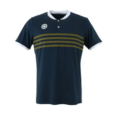 INDIAN MAHARADJA Kadiri Striped Button Tee