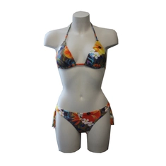 Manouxx Peacock Flower Triangle Bikini