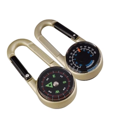 Munkees Carabiner Compass With Thermometer