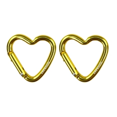 Munkees Mini Heart Carabiner 2 pcs