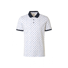 No Excess Allover Printed Polo
