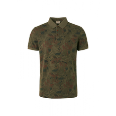 No Excess Allover Printed Polo