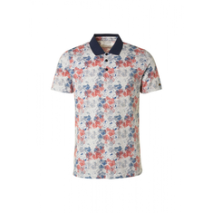 No Excess Allover Printed Polo