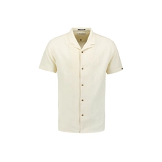No Excess Collar Solid Shirt