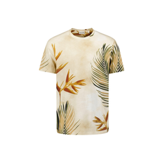 No Excess Shirt Printed Slub Garment Dyed