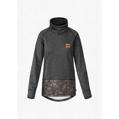 Picture Blossom Grid Fleece Sweater
