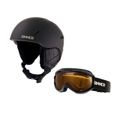Sinner Crest & Toxic Combi-pack (Skihelm & -bril)