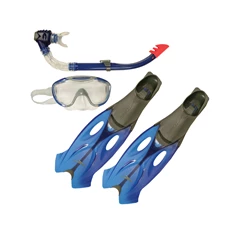 Speedo Glide Mask, Snorkel & Fin Set