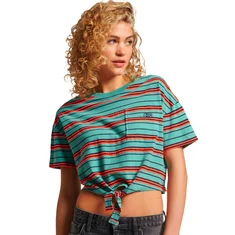 Superdry Vintage Boxy Tie Front Top